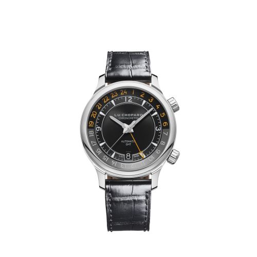 Chopard 168579-3001 : L.U.C Time GMT One Stainless Steel / Black