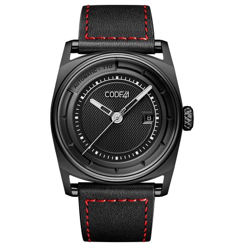 CODE41 AN02-BK-ST-LEA-COU-SP : Anomaly-02 Black PVD / Black