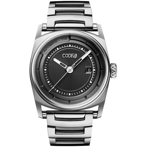 CODE41 AN02-IN-BK-ST-MET-IN : Anomaly-02 Stainless Steel / Black