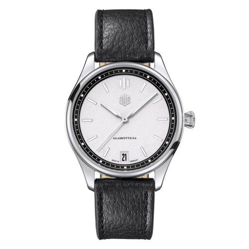 Deutsche Uhrenmanufaktur Glashütte P1DW-LS : Purist Typ 1 Datum Stainless Steel / White