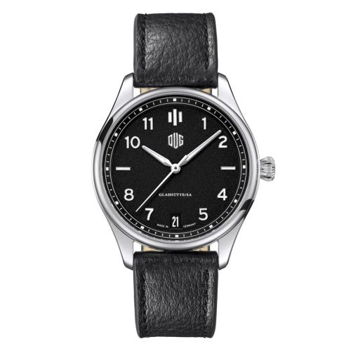 Deutsche Uhrenmanufaktur Glashütte P2DS-LS : Purist Typ 2 Datum Stainless Steel / Black