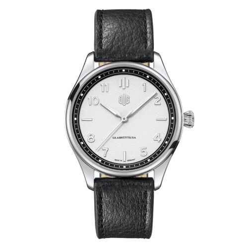 Deutsche Uhrenmanufaktur Glashütte P2NW-LS : Purist Typ 2 Stainless Steel / White