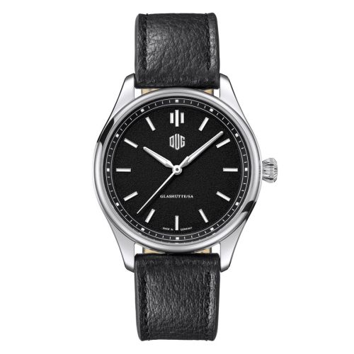 Deutsche Uhrenmanufaktur Glashütte P1NS-LS : Purist Typ 1 Stainless Steel / Black