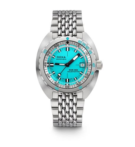 Doxa 821.10.241.10 : SUB 300 Aquamarine / Bracelet