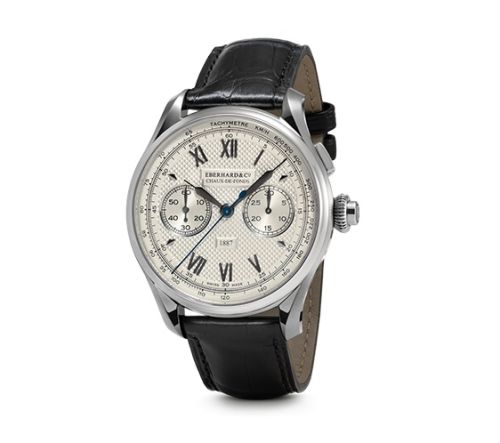 Eberhard 31082.04 CP : Chronographe 1887 Automatique Stainless Steel / Silver - Roman