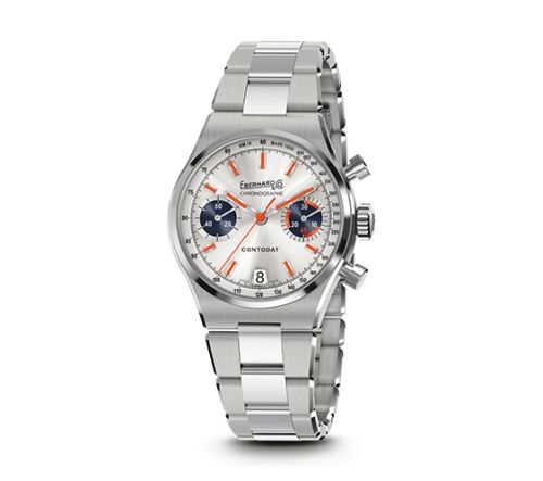 Eberhard 31156.04 : Contodat Chronographe Stainless Steel / Silver