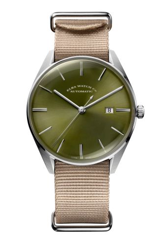 Elka Watch Co. D05-0901 : D-Series Stainless Steel / Green / NATO