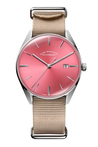 Elka Watch Co. D06-0901 : D-Series Stainless Steel / Pink / NATO