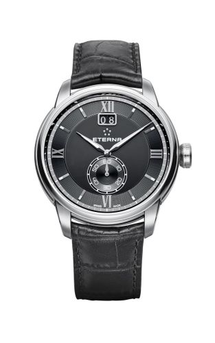 Eterna 2971.41.46.1327 : Adventic Quartz Big Date Black / Strap » WatchBase