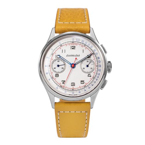 Excelsior Park EP95000-YE : Chronograph Stainless Steel / White / Yellow-Brown Matte