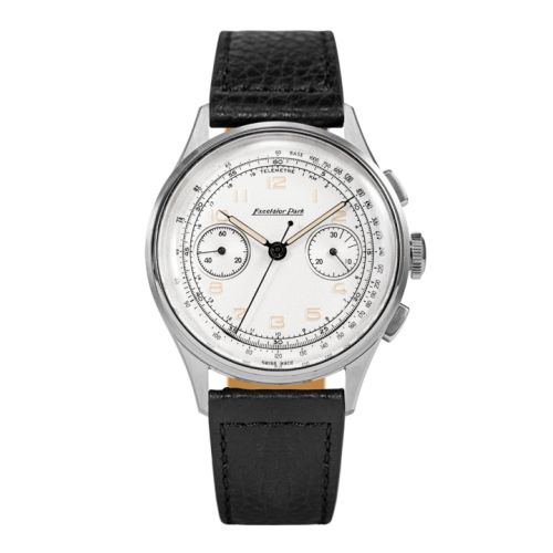 Excelsior Park EP95002-BL : Chronograph Stainless Steel / White / Black Matte