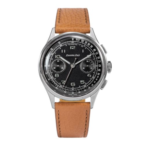 Excelsior Park EP95003-BR : Chronograph Stainless Steel / Black / Brown Matte