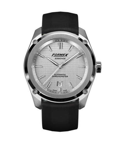 Formex 0330.1.6341.910 : Essence Automatic Chronometer Silver / Rubber