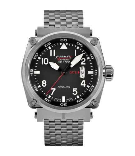 Formex 1100.1.7020.100 : Pilot Automatic Black / Bracelet