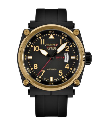 Formex 1100.6.7022.910 : Pilot Automatic Gold / Black / Rubber