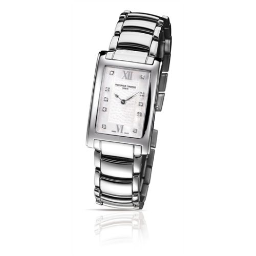 Frederique Constant FC-200WHDC26B : Carree Stainless Steel / MOP / Bracelet