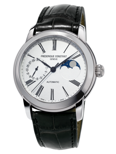 Frederique Constant FC-712MS4H6 : Classic Moonphase Manufacture Stainless Steel / Silver