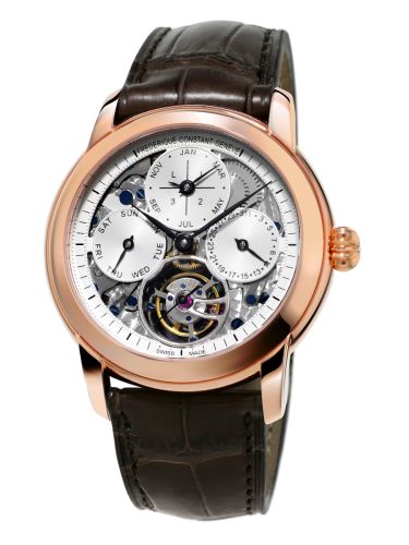 Frederique Constant FC-975S4H9 : Classic Tourbillon Perpetual Calendar Manufacture / Silver / Skeleton