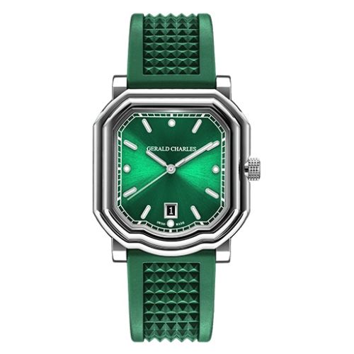 Gerald Charles GC2.0-A-02 : Maestro 2.0 Ultra Thin Stainless Steel / Green