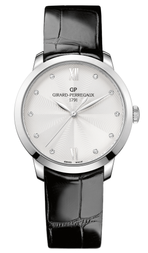 Girard-Perregaux 49523-11-171-CB6A : 1966 36mm Stainless Steel / Silver / Alligator