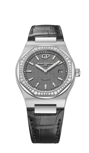 Girard-Perregaux 80189D11A231-CB6A : Laureato 34 Quartz Stainless Steel / Diamond / Grey / Alligator