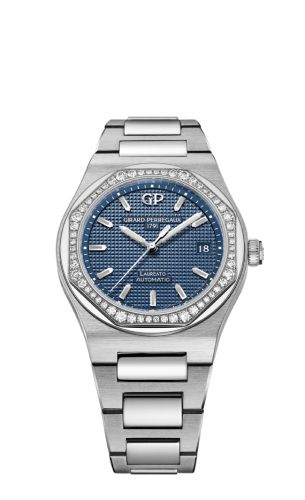 Girard-Perregaux 81005D11A431-11A : Laureato 38 Automatic Stainless Steel / Diamond / Blue