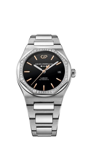 Girard-Perregaux 81005D11A631-11A : Laureato 38 Automatic Stainless Steel / Diamond / Black Infinity Edition