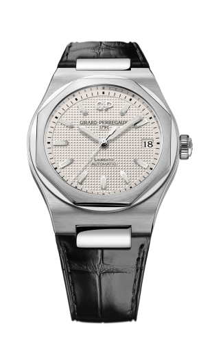 Girard-Perregaux 81010-11-131-BB6A : Laureato 42 Automatic Stainless Steel / Silver / Alligator