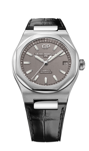 Girard-Perregaux 81010-11-231-BB6A : Laureato 42 Automatic Stainless Steel / Grey / Alligator