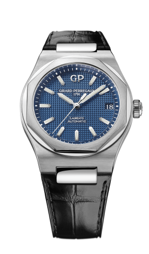 Girard-Perregaux 81010-11-431-BB6A : Laureato 42 Automatic Stainless Steel / Blue / Alligator