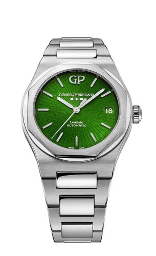 Girard-Perregaux 81010-11-433-11A : Laureato 42 Automatic Stainless Steel / Green Eternity Edition