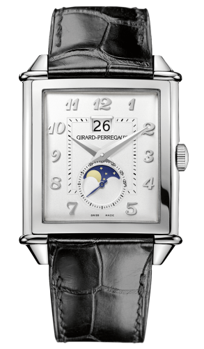 Girard-Perregaux 25882-11-121-BB6B : Vintage 1945 XXL Large Date and Moonphases Stainless Steel / Silver