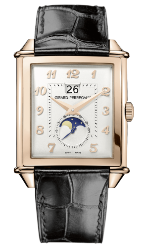Girard-Perregaux 25882-52-121-BB6B : Vintage 1945 XXL Large Date and Moonphases Pink Gold / Silver
