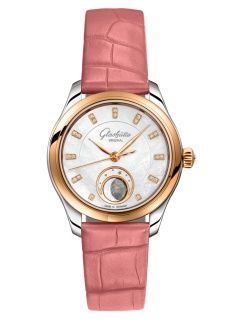 Glashütte Original 1-35-14-01-06-04 : Lady Serenade Luna Stainless Steel - Red Gold / MOP