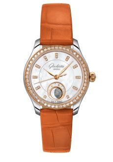 Glashütte Original 1-35-14-01-16-04 : Lady Serenade Luna Stainless Steel - Red Gold - Diamond / MOP
