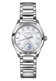 Glashütte Original 1-35-14-02-02-14 : Lady Serenade Luna Stainless Steel / MOP / Bracelet