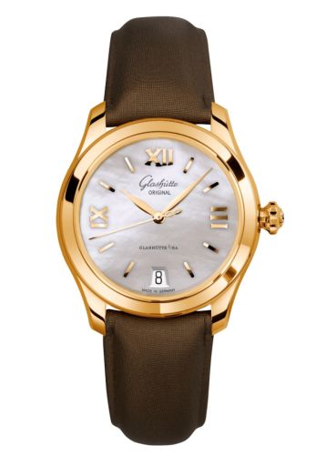 Glashütte Original 1-39-22-09-01-44 : Lady Serenade Rose Gold / MOP / Calf - Pin