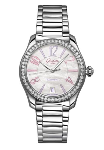 Glashütte Original 1-39-22-22-22-70 : Lady Serenade Stainless Steel - Diamond / MOP / Bracelet