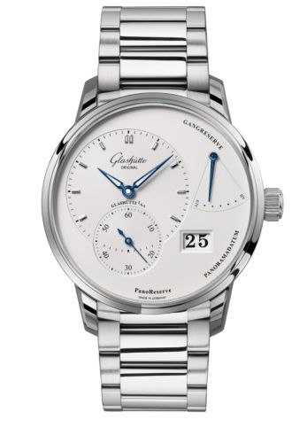 Glashütte Original 1-65-01-22-12-71 : PanoReserve Stainless Steel / Silver / Bracelet