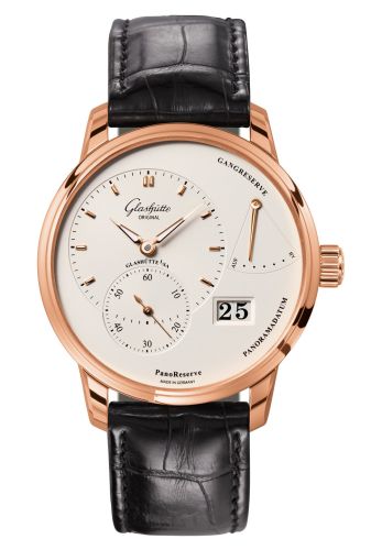 Glashütte Original 1-65-01-25-15-50 : PanoReserve Red Gold / Silver / Alligator / Folding