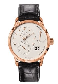 Glashütte Original 1-65-01-25-15-61 : PanoReserve Red Gold / Silver / Alligator - Folding