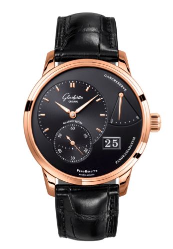 Glashütte Original 1-65-01-29-15-61 : PanoReserve Red Gold / Black / Alligator - Folding