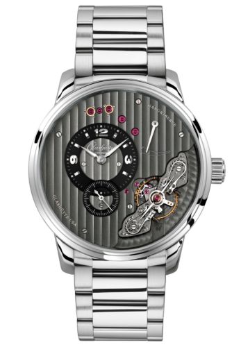 Glashütte Original 1-66-06-04-22-71 : PanoInverse Stainless Steel / Black / Bracelet