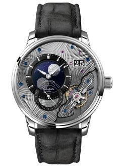 Glashütte Original 1-91-04-01-03-62 : PanoLunarInverse Platinum / Black / Nubuck - Folding