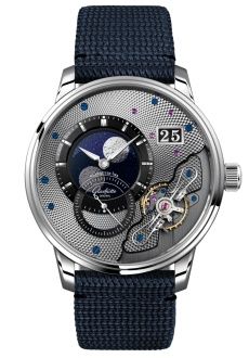 Glashütte Original 1-91-04-01-03-64 : PanoLunarInverse Platinum / Black / Synthetic - Folding
