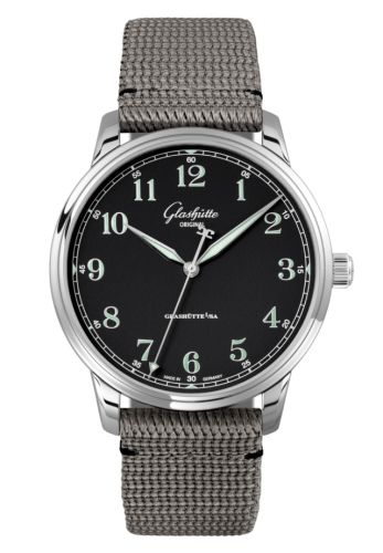 Glashütte Original 1-36-01-03-02-36 : Senator Excellence Stainless Steel / Black / Fabric / Folding