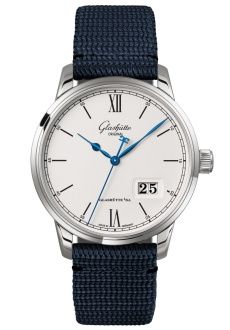 Glashütte Original 1-36-03-01-02-64 : Senator Excellence Panorama Date Stainless Steel / Silver / Synthetic - Folding