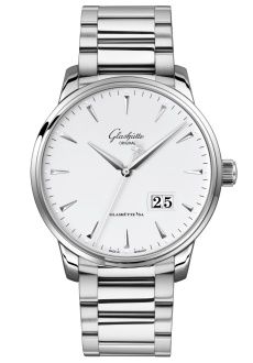 Glashütte Original 1-36-03-05-02-71 : Senator Excellence Panorama Date Stainless Steel / White / Bracelet