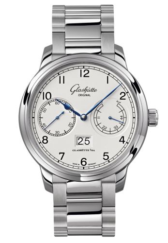 Glashütte Original 100-14-05-02-14 : Senator Observer Stainless Steel / Silver / Bracelet