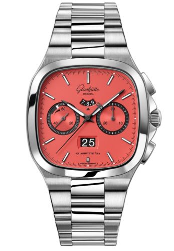 Glashütte Original 1-37-02-17-02-70 : Seventies Chronograph Panorama Date Watermelon